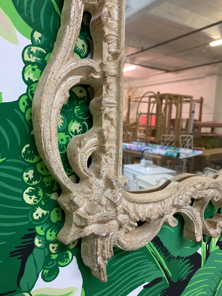 1980s French Rococo Style Baroque Wall Mirror