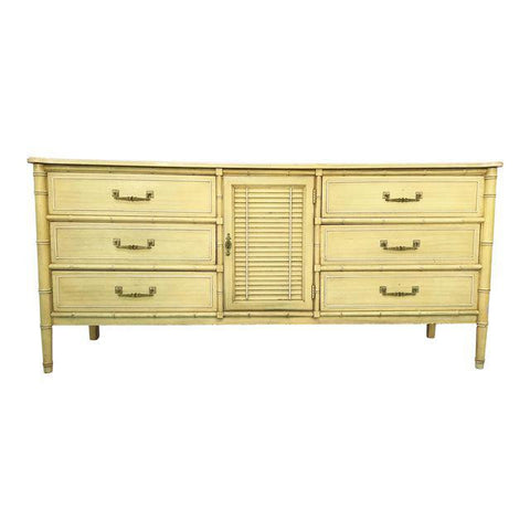 Faux Bamboo Henry Link Bali Hai Dresser