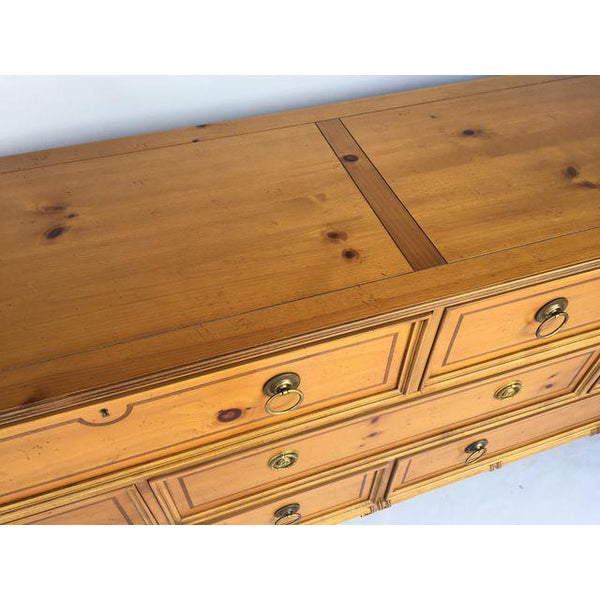 Baker Furniture Chinese Chippendale Bamboo Dresser top