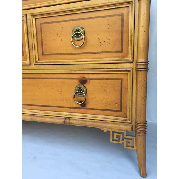 Baker Furniture Chinese Chippendale Bamboo Dresser drawers