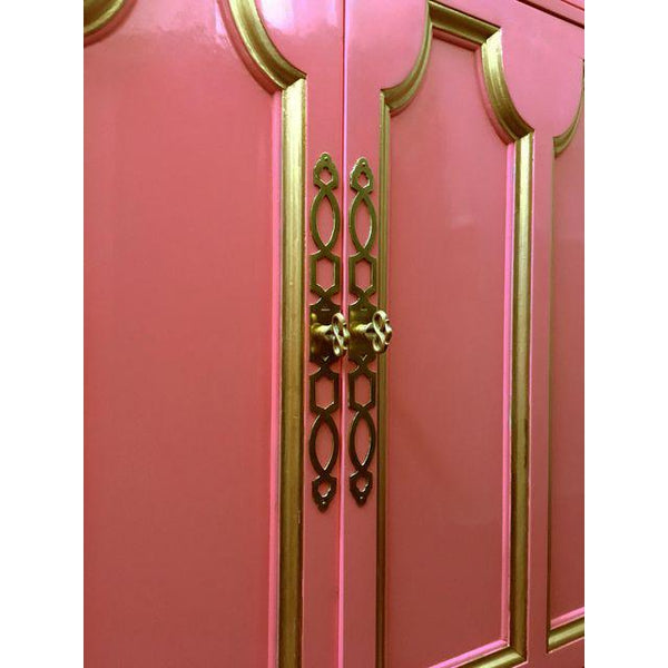 Pair of Hollywood Regency Pink Cabinets by Dorothy Draper for Heritage