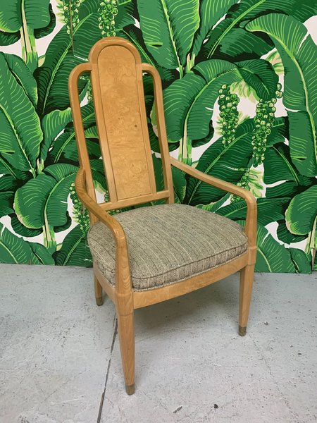 Henredon Scene Two Burl Wood Dining Chairs