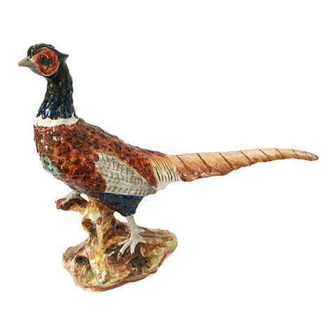 Large Sculptural Ceramic Pheasant Figurine