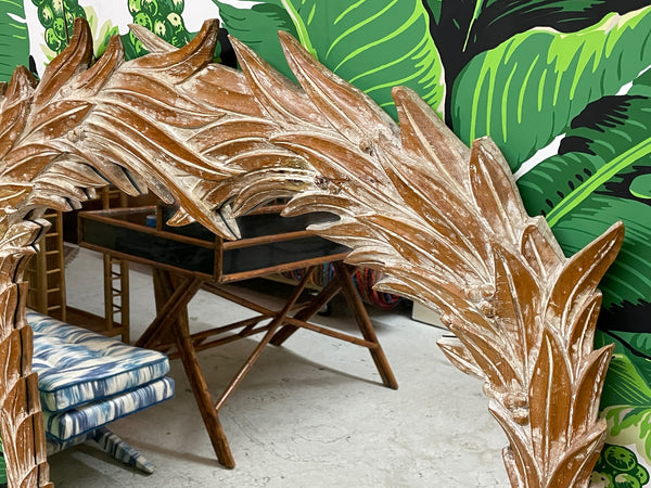 Serge Roche Palm Frond Mirror top view