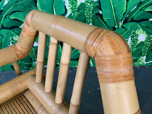 Vintage Bamboo Club Chair