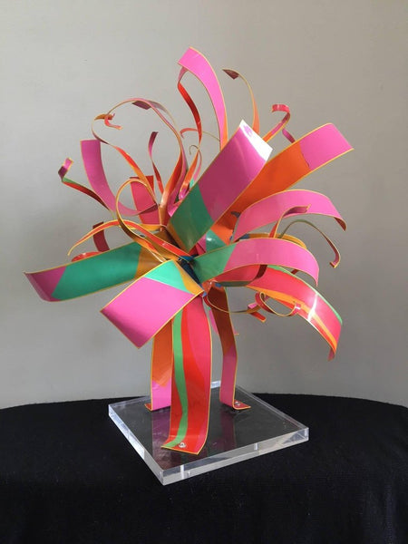 Dorothy Gillespie Starburst Metal Art Sculpture