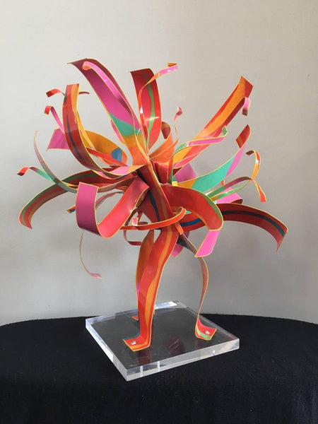 Dorothy Gillespie Starburst Metal Art Sculpture