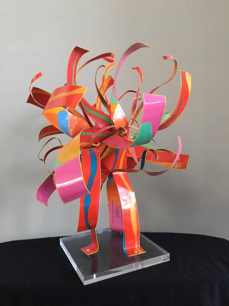 Dorothy Gillespie Starburst Metal Art Sculpture