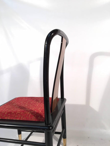 Henredon Asian Chinoiserie Elan Koa Wood Dining Chairs