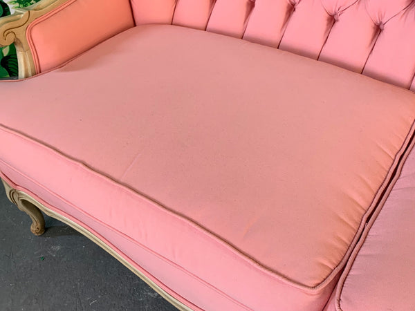 Pair of Pink French Provincial Sofas