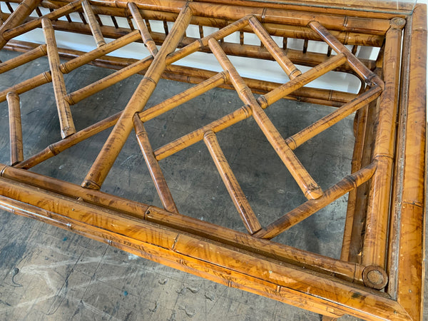 Chinoiserie Tiger Bamboo Coffee Table
