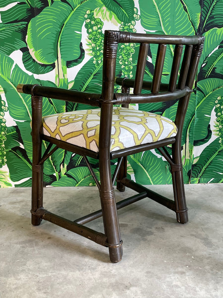 Rattan Dining Chairs by John Wisner for Ficks Reed