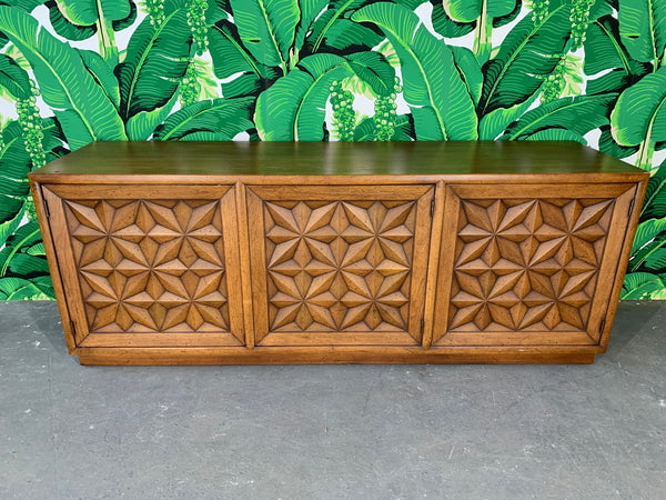 Henredon Folio Three Carved Front Credenza front view
