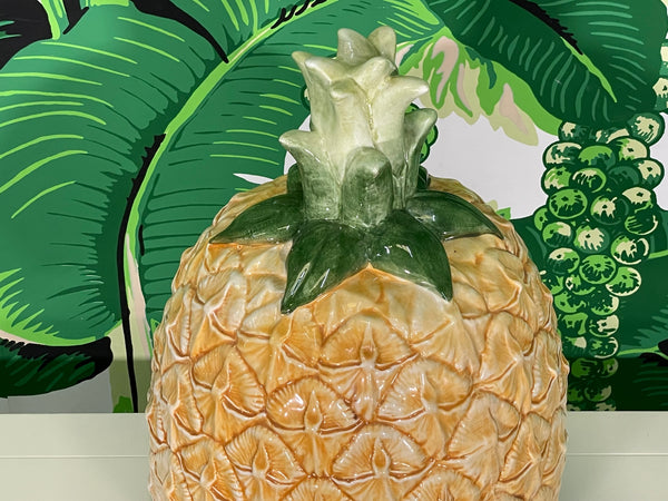 Ceramic Oversized Pineapple Centerpiece