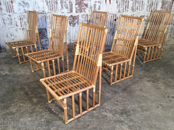 Bamboo Dining Chairs by Kipp Stewart