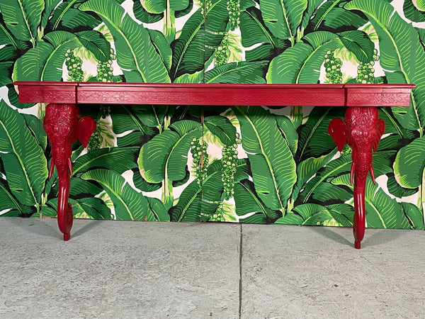 Elephant Wall Mount Console Table by Gampel Stoll front view