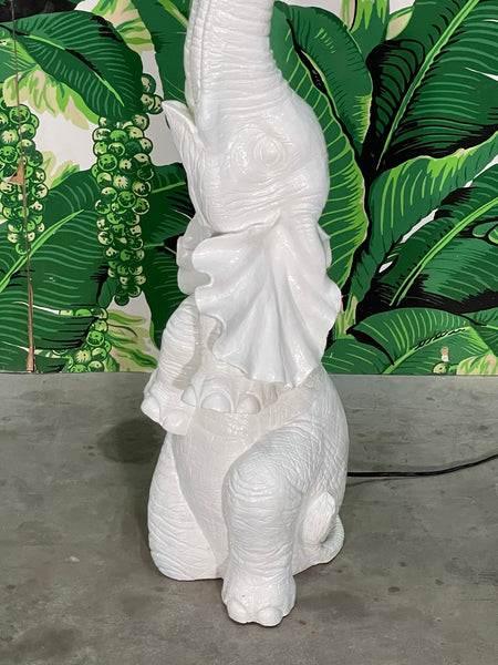 Sculptural Elephant Trunk Floor Lamp