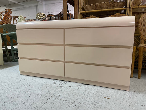 1980s Waterfall Double Dresser in the Style of Karl Springer