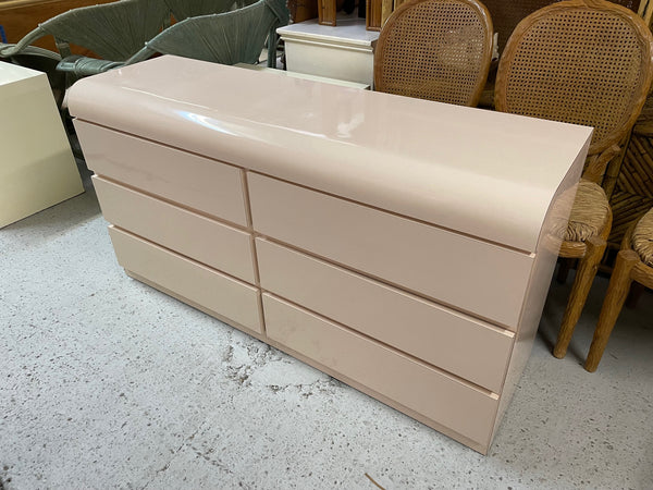 1980s Waterfall Double Dresser in the Style of Karl Springer