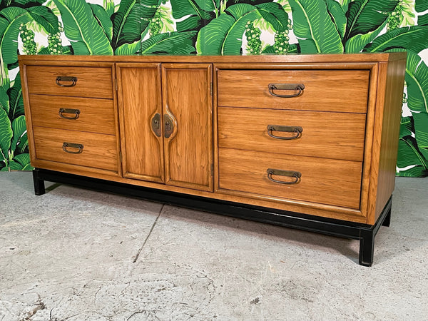 Mid Century Two Toned Legged Dresser or Sideboard