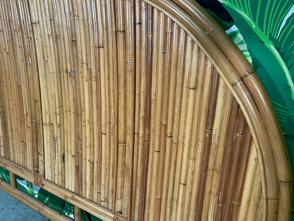 Rattan Bamboo King Size Headboard