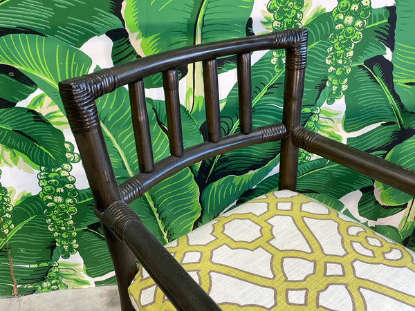 Rattan Dining Chairs by John Wisner for Ficks Reed