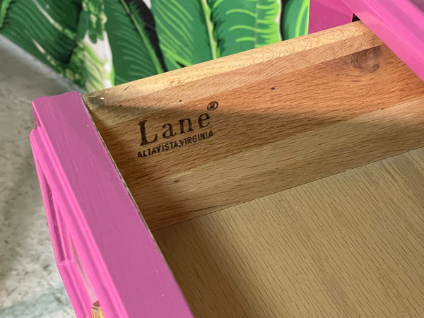 Faux Bamboo Console Table by Lane