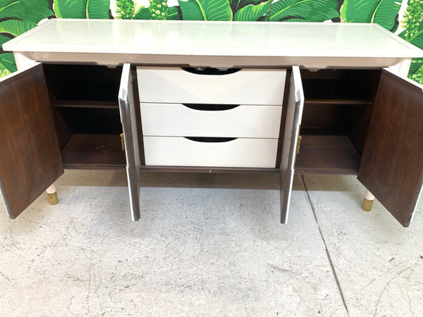 Chinoiserie Style Credenza Sideboard open view