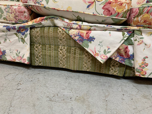 Vintage Henredon Ralph Lauren Floral Print Sofa