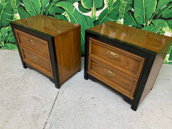 Thomasville Two-Toned Nightstands side view