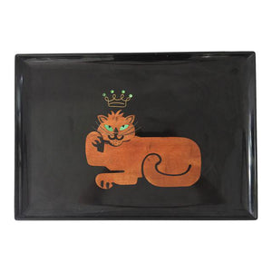 Couroc of Monterey Cat Serving Tray