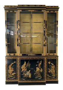 Asian Chinoiserie China Cabinet by Drexel