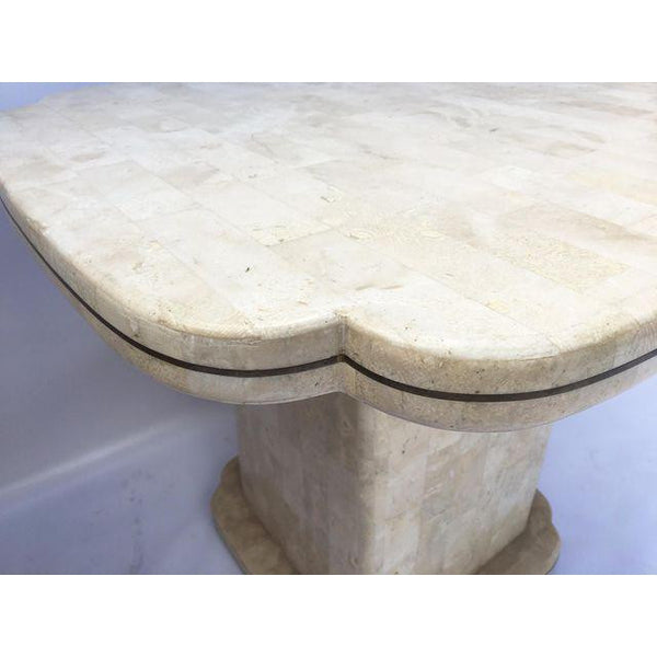 Pair of Maitland Smith Tessellated Fossil End Tables