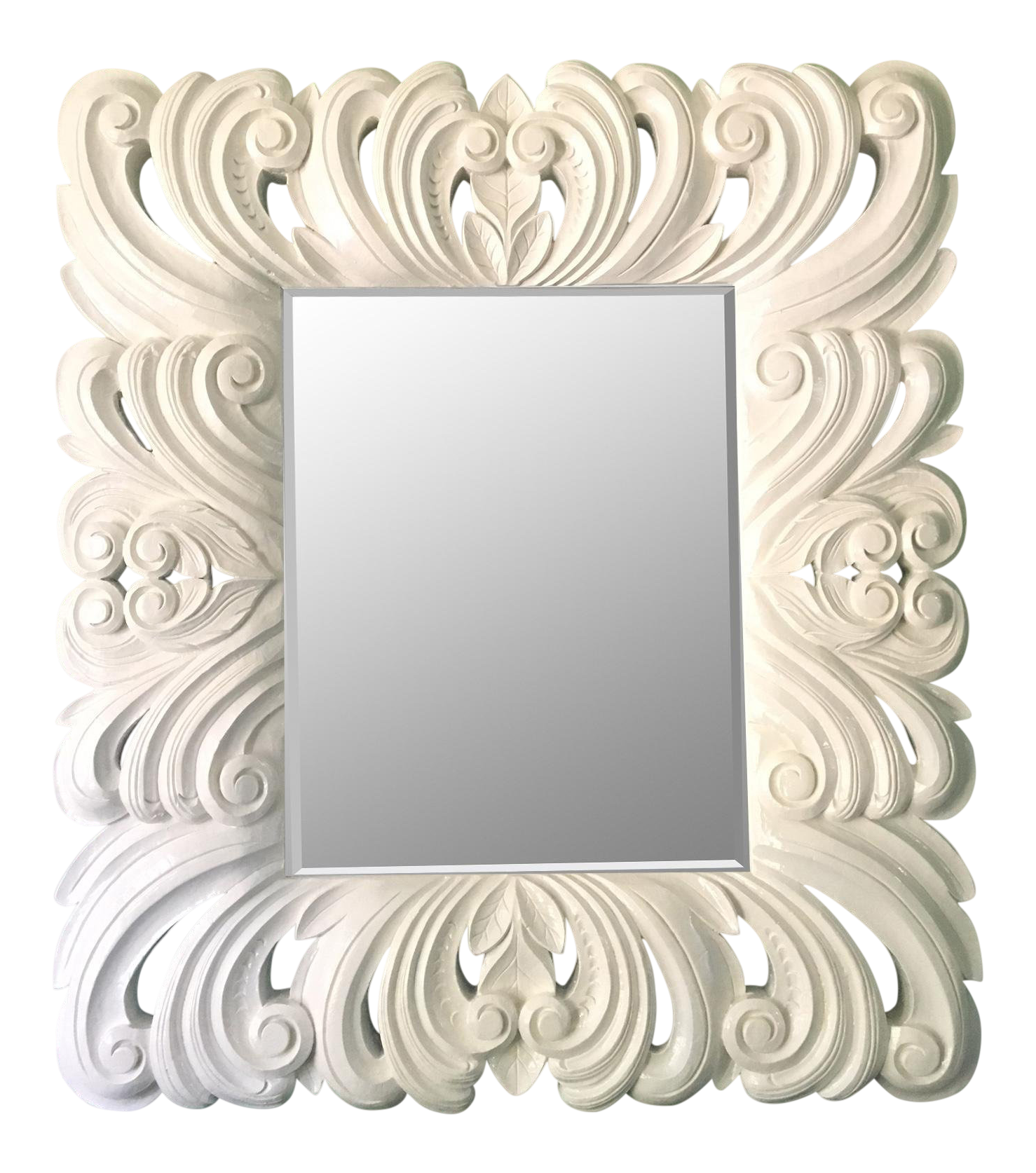 Baroque Framed Mirror in the Manner of Dorothy Draper