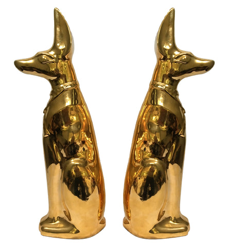 Brass dogs