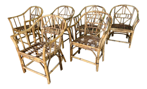 Brighton Pavilion Style Dining Chairs, Set of 6