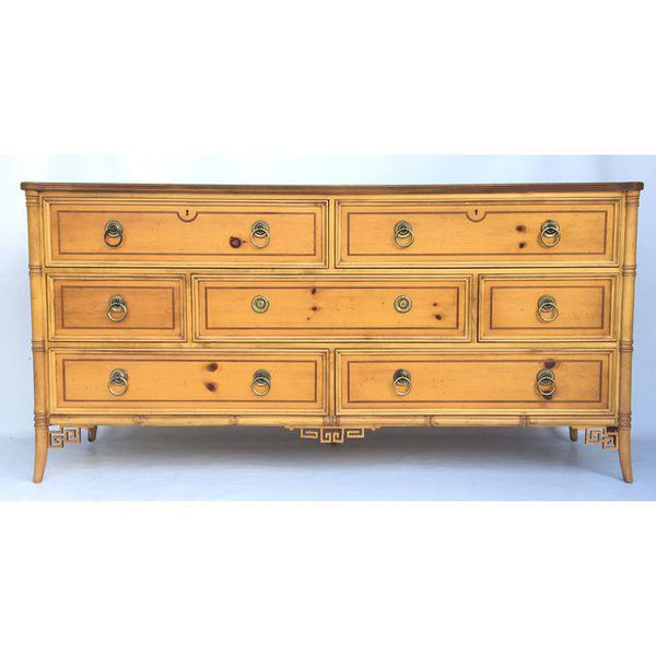 Baker Furniture Chinese Chippendale Bamboo Dresser front