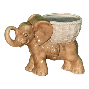 Ceramic Elephant Planter Cachepot