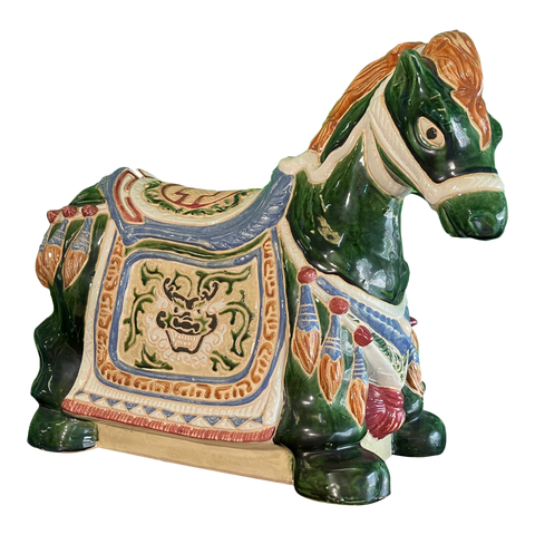 Ceramic Horse Statue Figurine