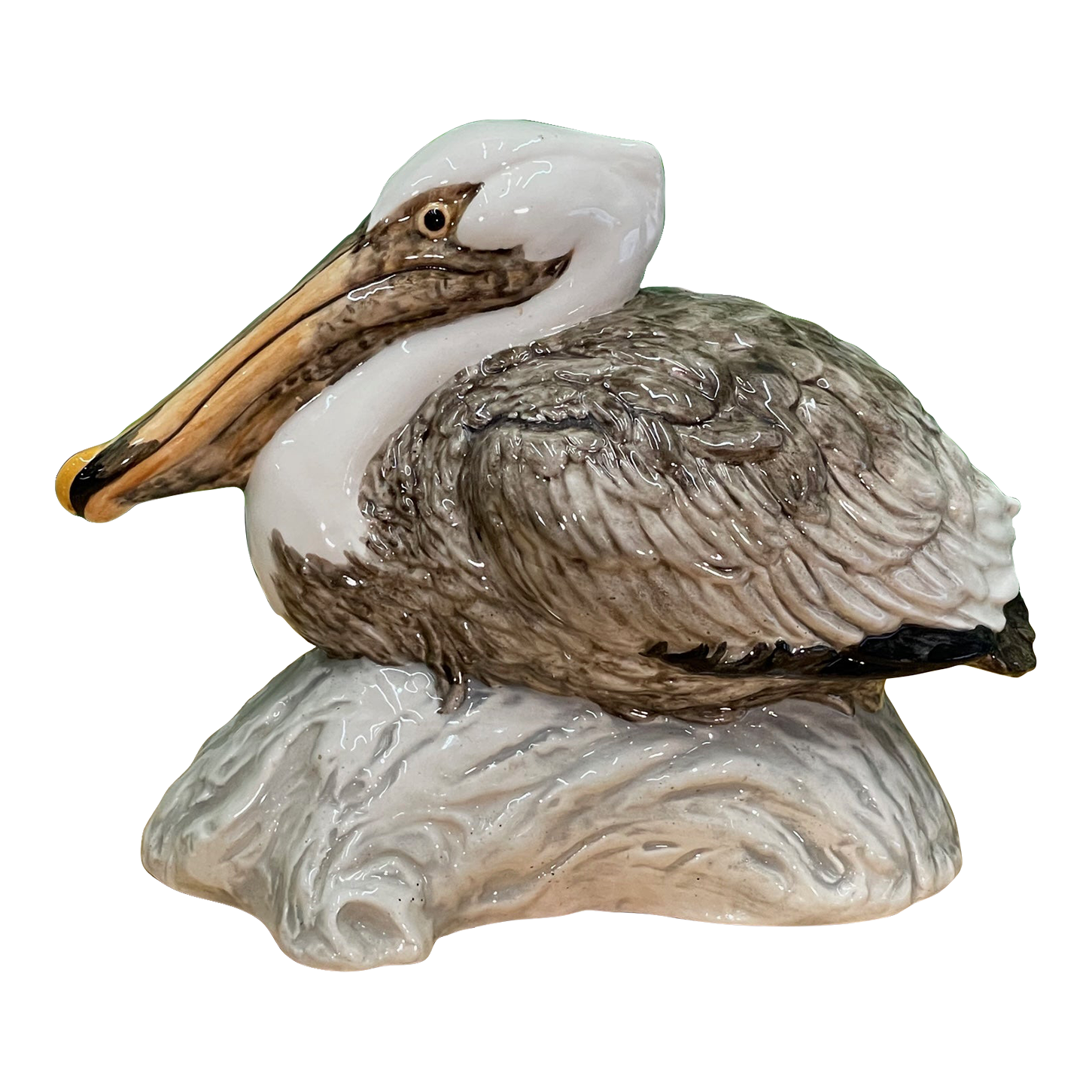 Ceramic Pelican Figurine