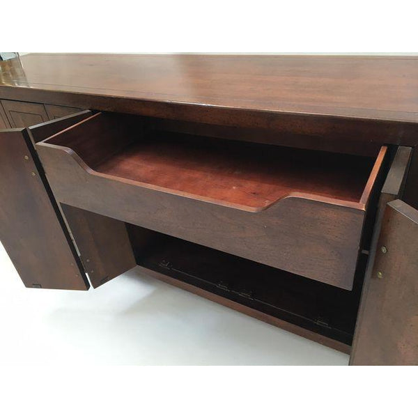  Henredon Asian Chinoiserie Buffet Cabinet drawer