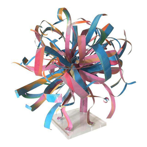 Dorothy Gillespie Starburst Metal Art Sculpture