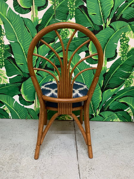 Vintage Rattan Dining Chairs, Set of 4