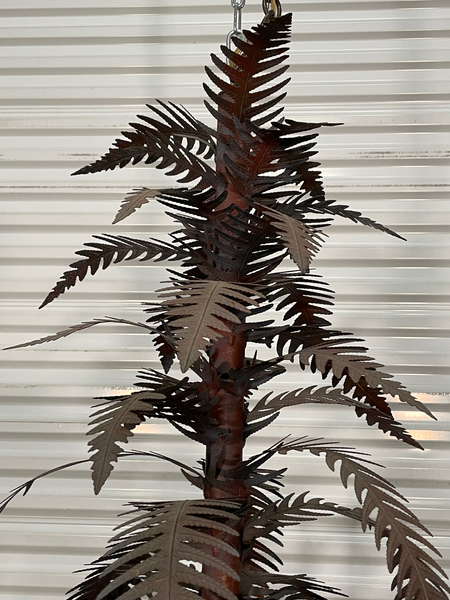Fern Leaf Sculptural 6-Light Chandelier