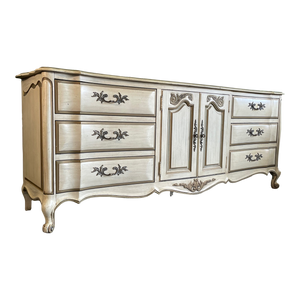 French Provincial Bombe Dresser by White Furniture