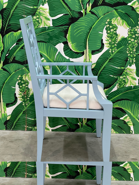 Asian Chinoiserie Dining Chairs From the Breakers Hotel