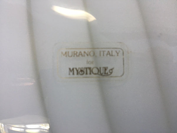 Large Murano Art Glass Swan Sculpture label