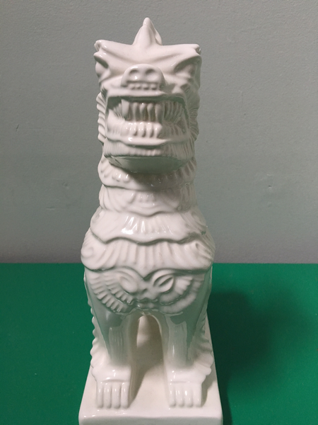 Pair of Ceramic Chinese Foo Dogs Bookends