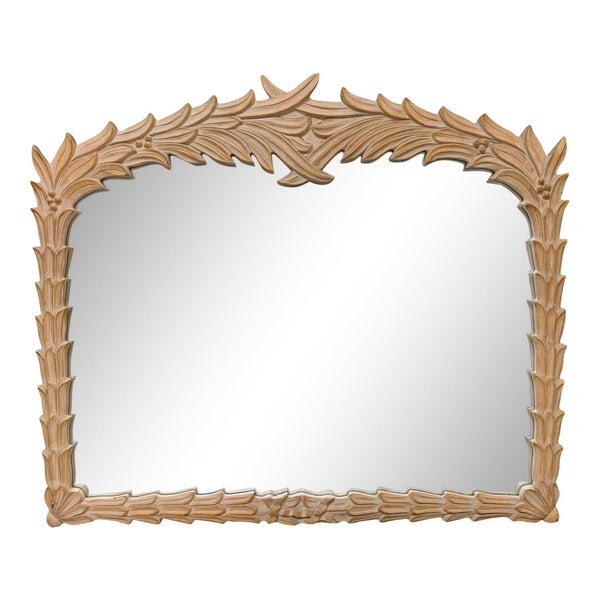 Palm Frond Wall Mirror Attributed to Serge Roche