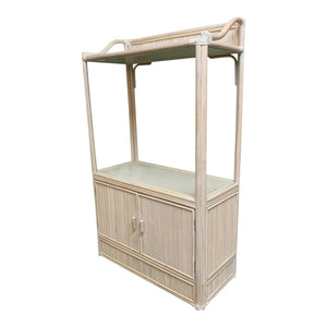 Pencil Reed Rattan Etagere